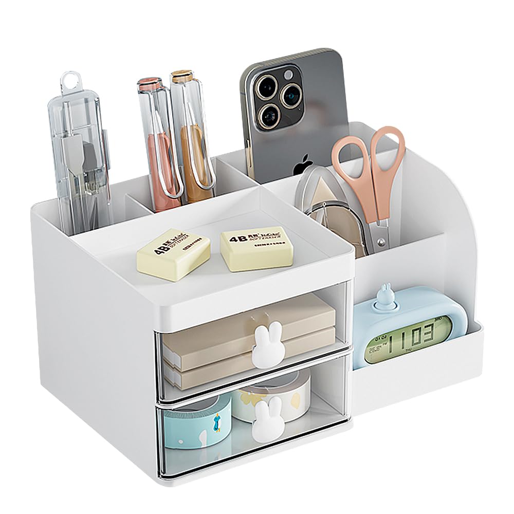 Makeup Storage Organizer with 2 Drawers