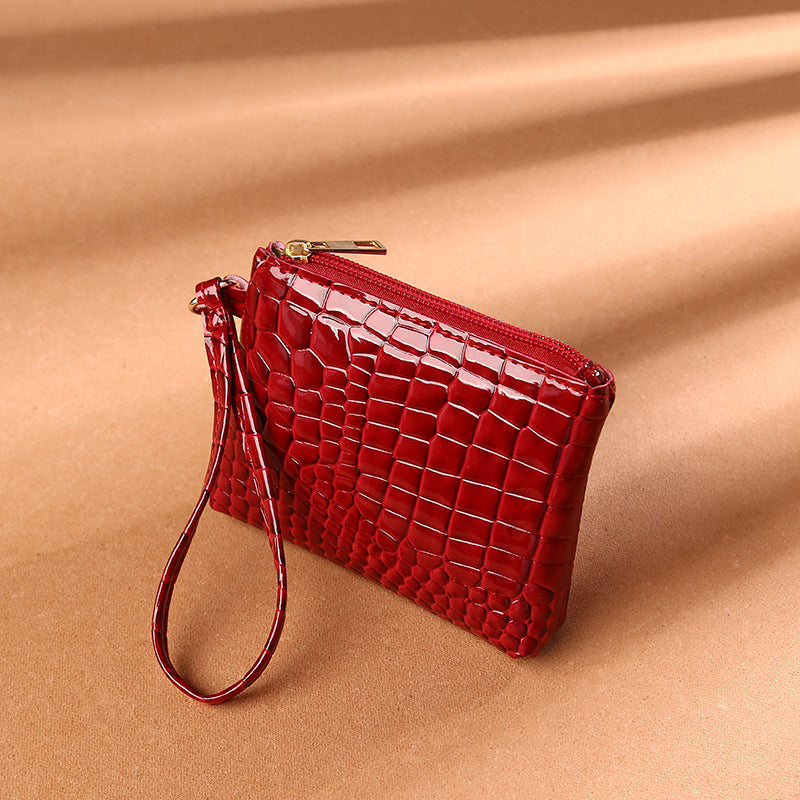 Solid Color PU Clutch Purse Bag