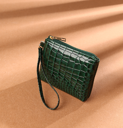 Solid Color PU Clutch Purse Bag