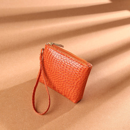 Solid Color PU Clutch Purse Bag