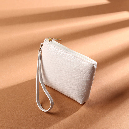 Solid Color PU Clutch Purse Bag