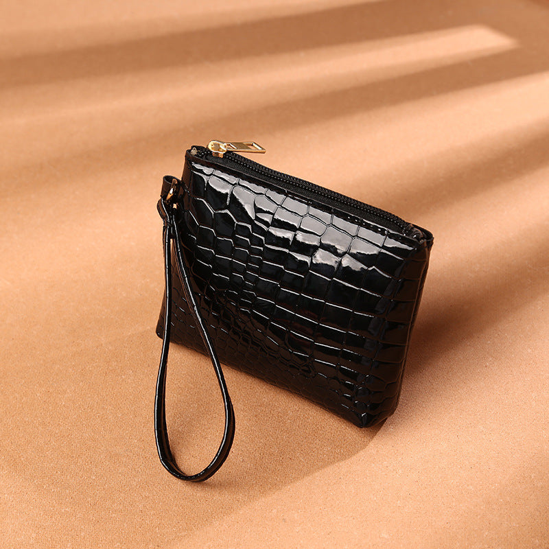 Solid Color PU Clutch Purse Bag